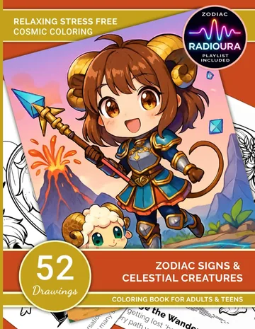 Cover: Zodiac Signs & Celestial Creatures