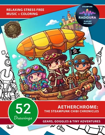 Cover: Aetherchrome: The Steampunk Chibi Chronicles