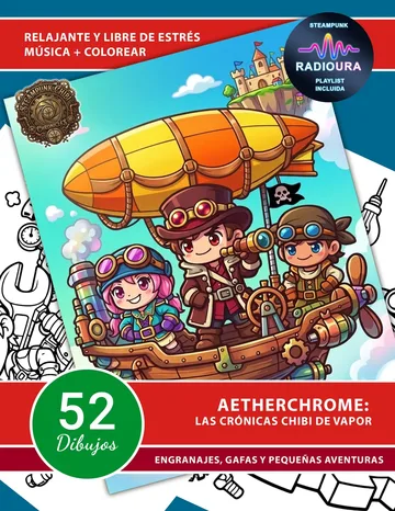 Portada: Aetherchrome: Las crónicas chibi de vapor