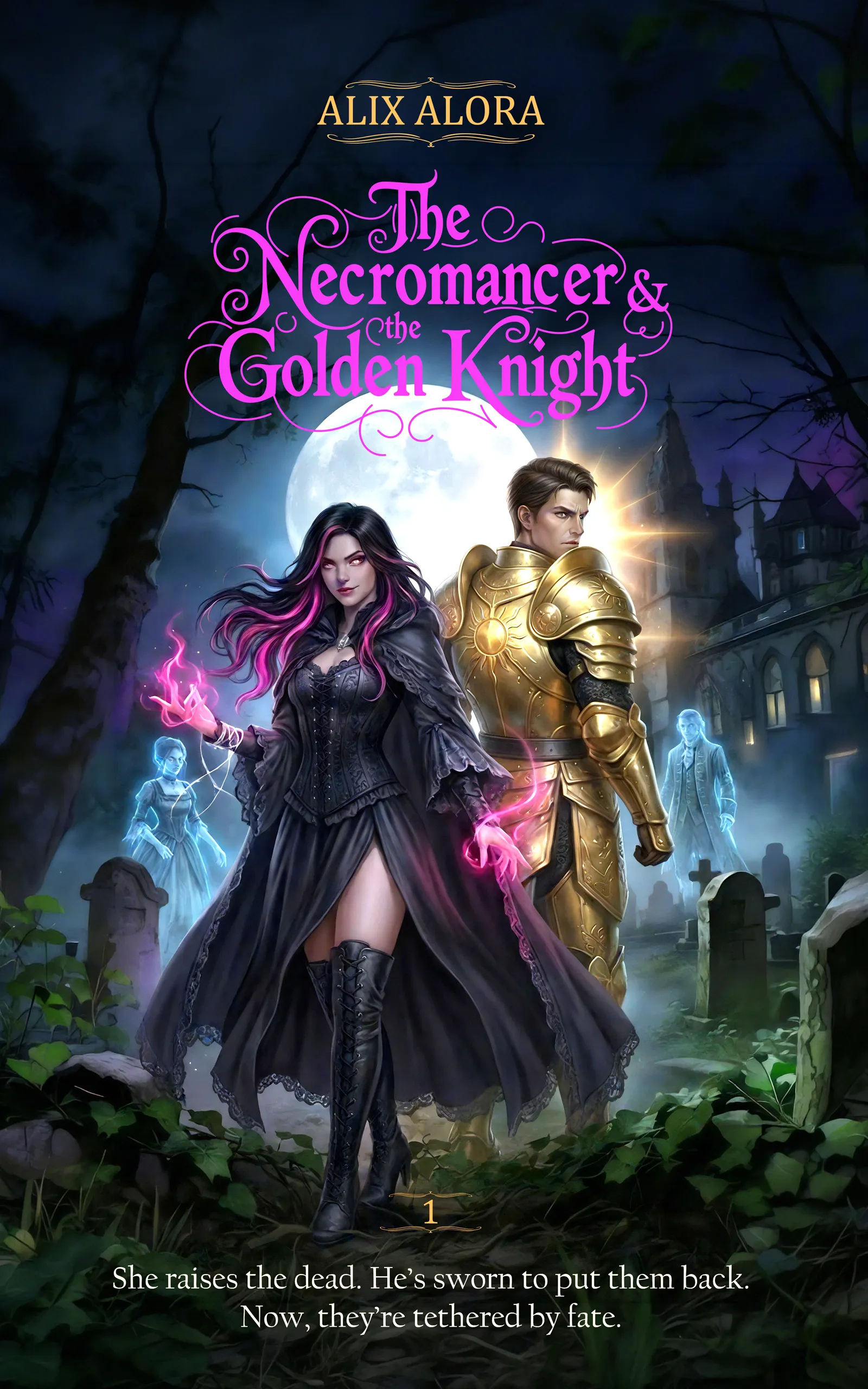 The Necromancer & the Golden Knight by Alix Alora